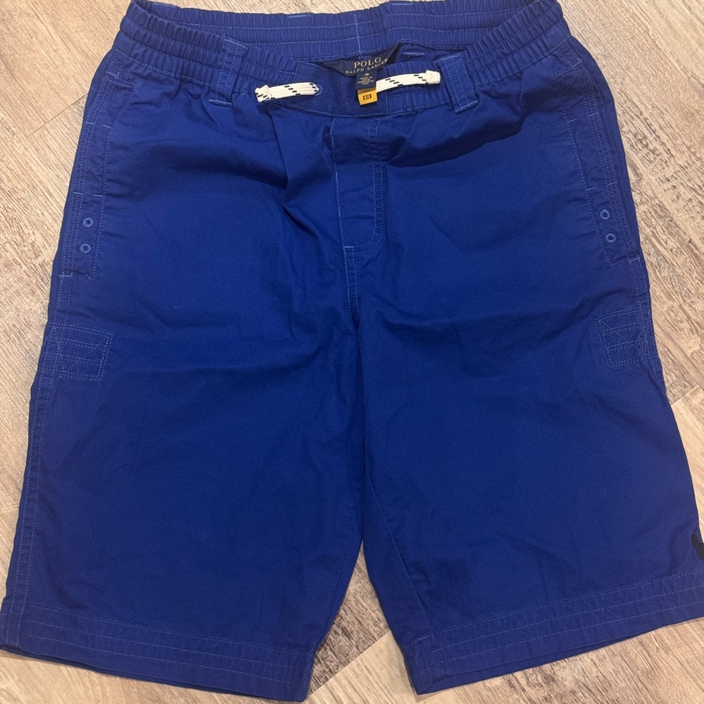 Polo by Ralph Lauren Blue Athletic Shorts Elastic Waist